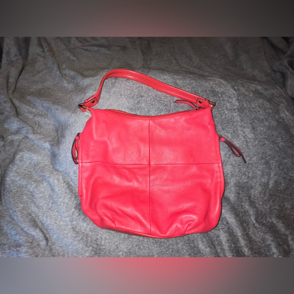 Tignanello Pebbled Leather Shoulder Bag